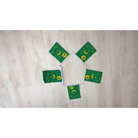 6m 20 Flag Cocos Keeling Island Bunting World Flag Shop