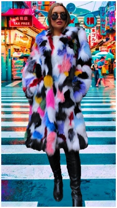 Colorful Fur Coat En Vogue – MARC KAUFMAN FURS