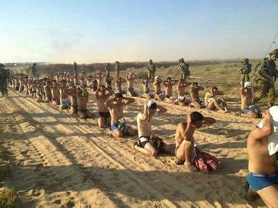 In Israeli Jails Palestinian Prisoners Forced To Stand Outdoors Naked