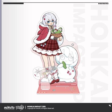 Theresa Apocalypse Winter Snow Fun Series Acrylic Stand Cm Honkai