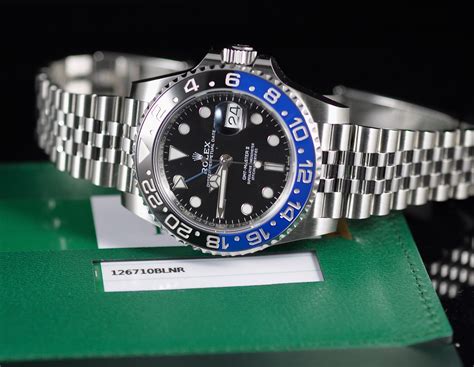 ROLEX GMT BATMAN REF 126710BLNR FULL SET