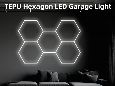 Tepu Hexagon Garage Led Light 64×92 25pack Honeycomb Garage Lights