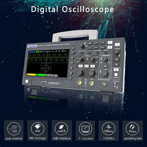 Hantek Digital Oscilloscope Dso C C D D Channels Mhz