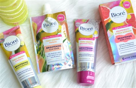 NEW Biore Brightening Skincare Collection