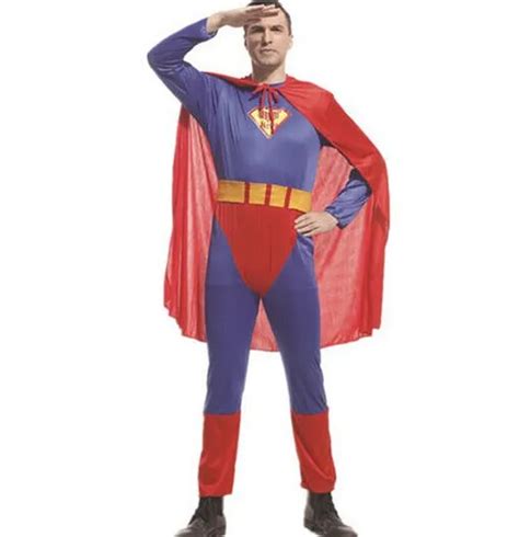 Adult Superman Costume Superman Tights Superman Party Supplies