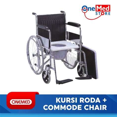 Kursi Roda Commode Chair Tempat Buang Air Besar OneMed Demo