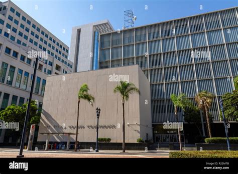 The San Diego County Courthouse building in downtown San Diego, California, United States Stock ...