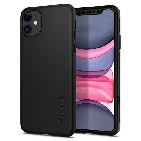 Spigen Iphone Thin Fit Classic Black Authorized Online Retailer