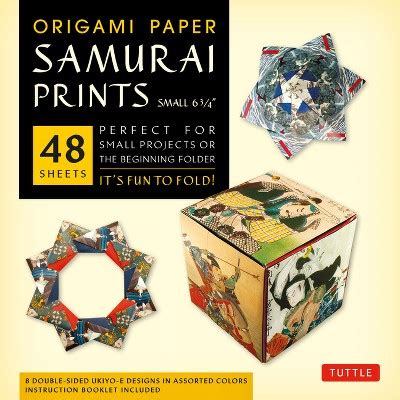 Origami Paper Samurai Prints Small 6 3 4 48 Sheets Tuttle