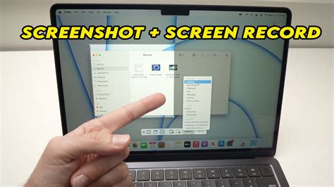 MacBook Air M2 How To Take A Screenshot Screen Record YouTube