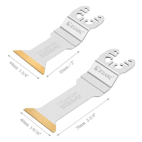 EZARC Titanium Oscillating Multitool Blades Power Cut Saw Blades Fast