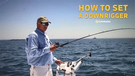 How To Set A Downrigger Youtube