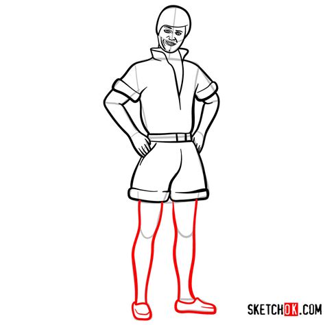 How To Draw Ken From Toy Story Sketchok Easy Drawing Guides