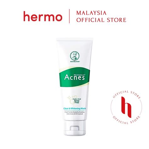 Mentholatum Acnes Clear Whitening Wash 100g Shopee Malaysia