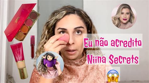 Testando As Makes Da Niina Secrets Eudora Youtube