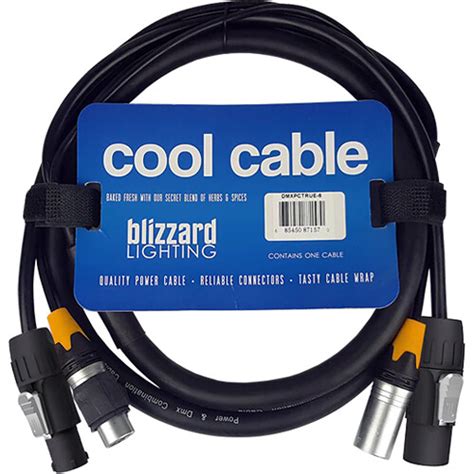 Blizzard Cool Cable Powercon True Dmx Pin Combo Dmxpct