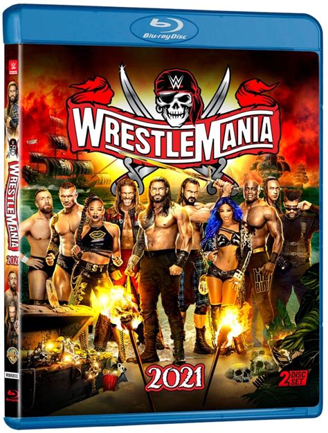 FULL CONTENT For WWE WrestleMania 37 DVD Blu Ray Whole Disc For