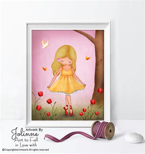 Baby Room Wall Decor Girlballerina Art Printbaby Girl Room - Etsy