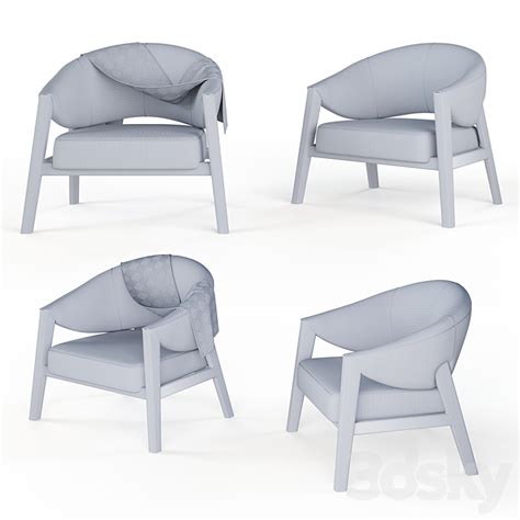 Bruno Moinard Apora Arm Chair 3D Model