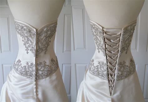 Corset Back Wedding Dress Alteration Marriage Improvement