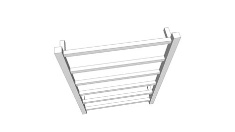 Heated Towel Rail 3D Warehouse