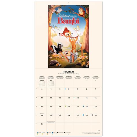 DISNEY Classics Wall Calendar 2025 ShopForGeek Calendar