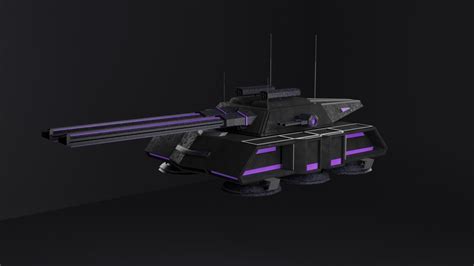 3D model Flying tank of the future VR / AR / low-poly | CGTrader