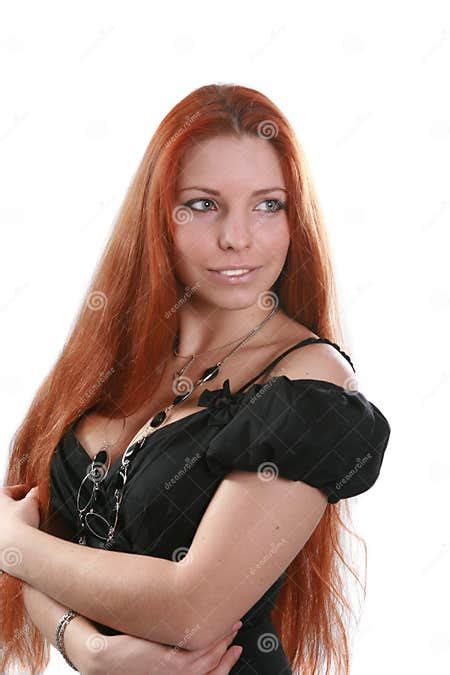 Beautiful Long Haired Woman Stock Image Image Of Fashion Looking