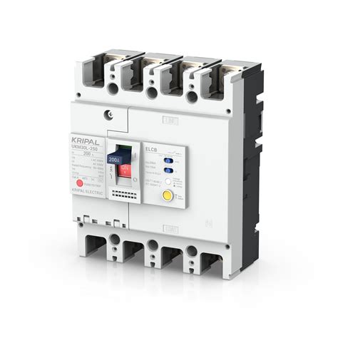 Residual Current Kripal 200A Earth Leakage Circuit Breakers 25ka 200AMP