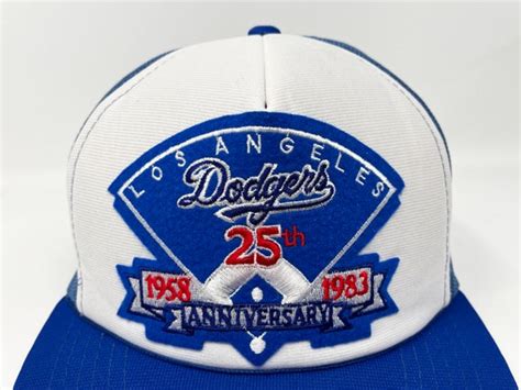 Vintage LA Dodgers Hat 80s Los Angeles Snapback Truck… - Gem