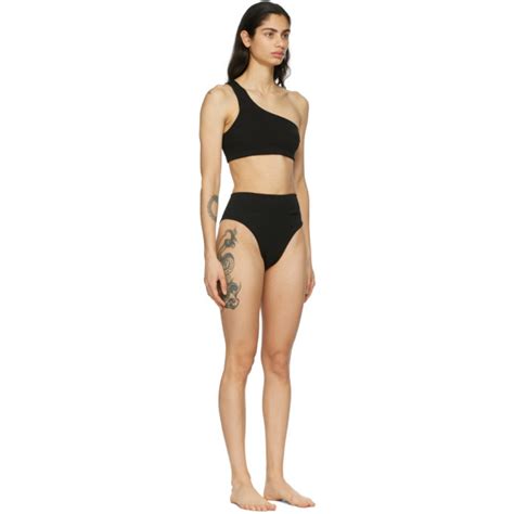 Haight Black Crepe Perlin Bikini Haight