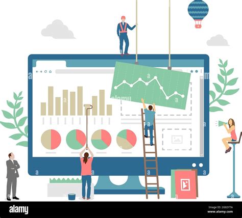 Data Analysis Concept Vector Illustration Stock Vector Image And Art Alamy