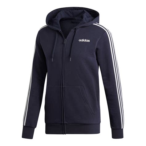 Buy Adidas Essentials 3 Stripes Gilet En Coton Hommes Bleu Foncé