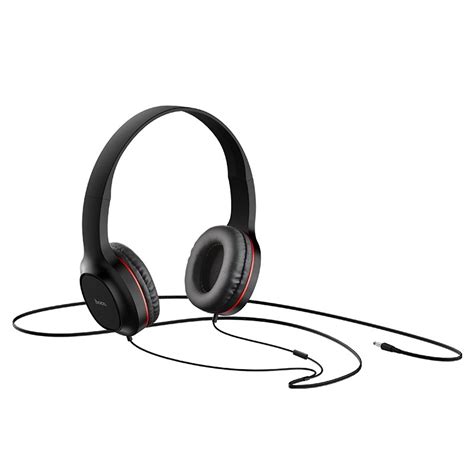 Headphones "W24 Enlighten" wired with mic set with earphones - HOCO ...