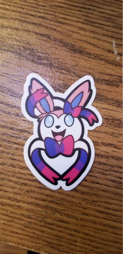 Lgbtq Pride Flag Pokemon Sylveon Sticker Etsy Australia