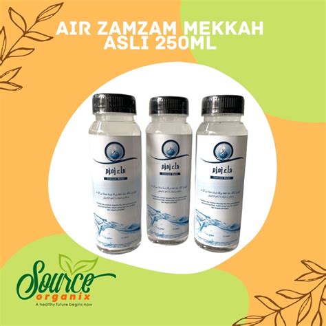 Jual Air Zamzam Mekkah Asli Kemasan Botol Shopee Indonesia