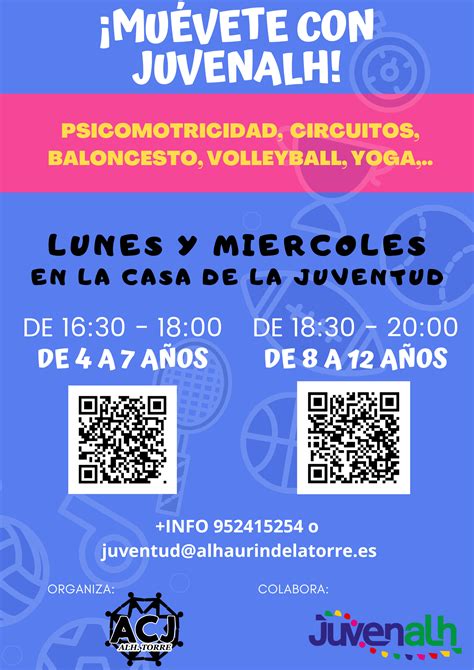 El Área de Juventud lanza su nueva oferta de talleres de la temporada