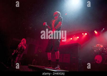 Randy Blythe Of Lamb Of God Performing Live On Stage At The 02 Academy