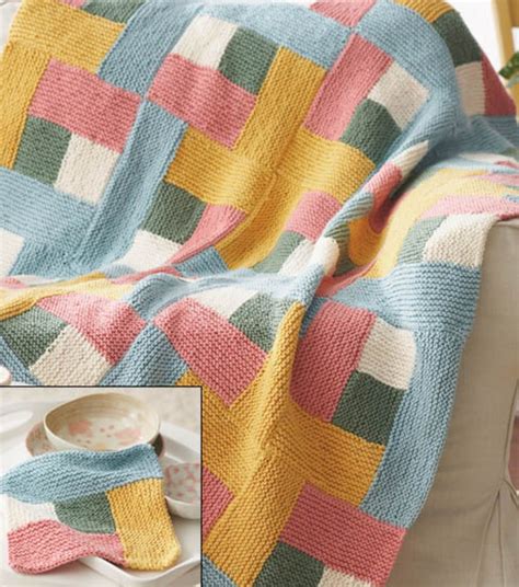 Free Knitting Pattern Log Cabin Throw Artofit