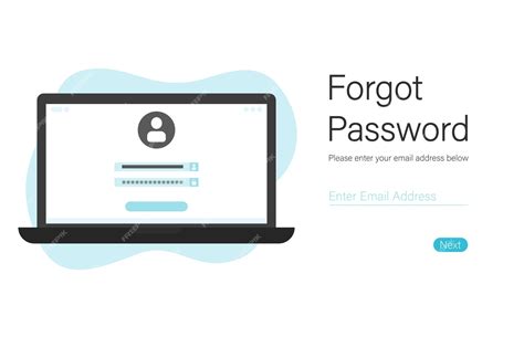 Premium Vector Forgotten Password Restore Illustration For Target Page Web Poster Banner