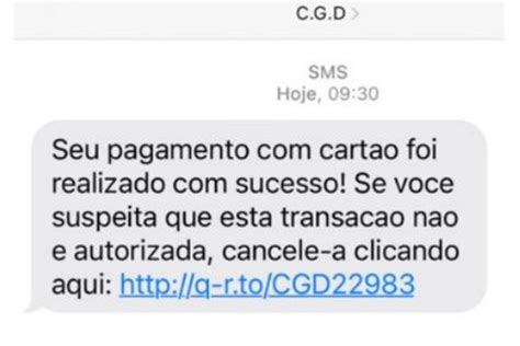 É cliente CGD e recebeu esta mensagem Conheça a nova burla Postal do