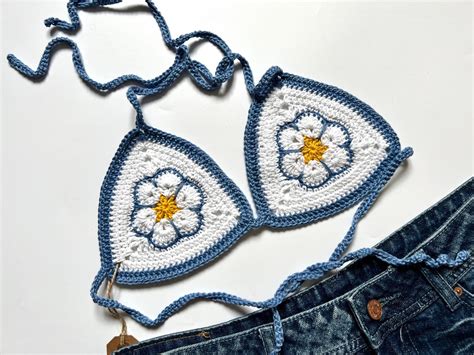 Sexy Swimwear Handmade Bikini Sexy Beach Bikini Crochet Bralette