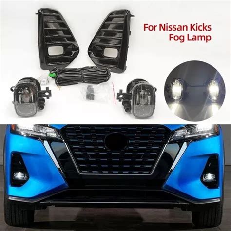 Kit Faros De Niebla Nissan Kicks 2021 2022 Led Con Switch Meses Sin