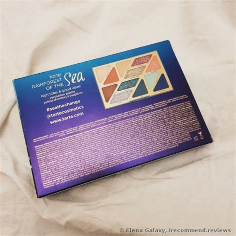 Tarte Rainforest Of The Sea High Tides And Good Vibes Eyeshadow Palette Its A Gorgeous Marine