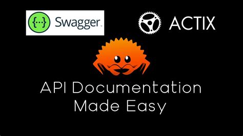 Rust Api Documentation Made Easy Swagger Actix Web Youtube