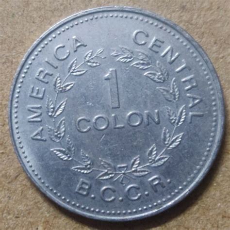 COSTA RICA Central America 1 COLONES 1976 Used BidCurios