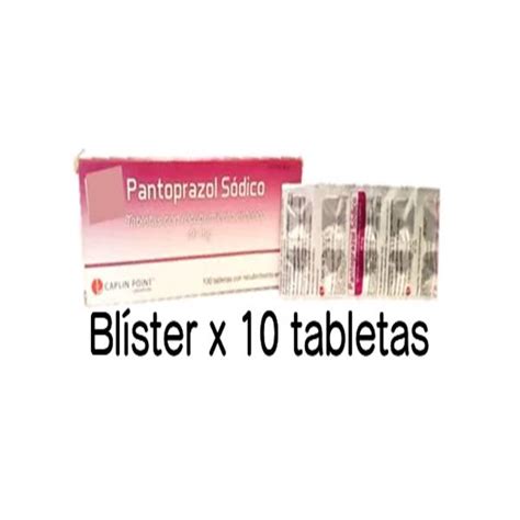 Pantoprazol 40mg X 10 Tabletas Caplin Point Farmadon La Farmacia