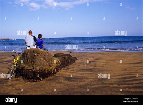 El Medano Beach TENERIFE ISLAND Canary Islands SPAIN Stock Photo Alamy