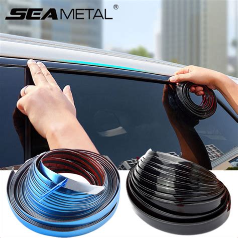 Chrome Styling Moulding Trim Strip Car Door Protector Strips Auto Window Mirror Bumper Anti