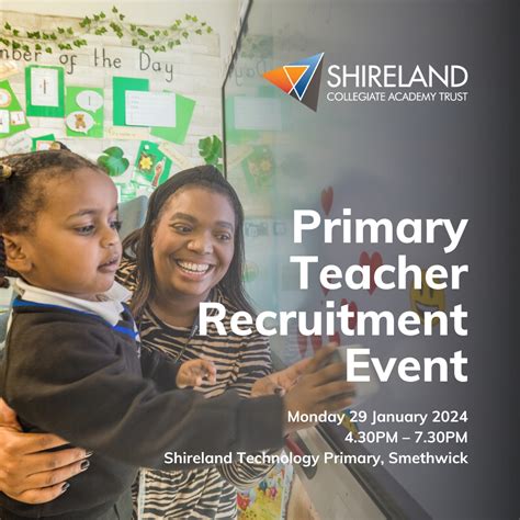 Join Us For Our Primary Teacher Recruitment Event January